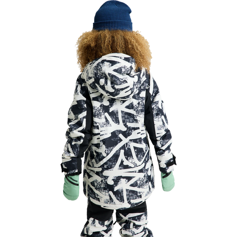 Youth Hillslope 2L Jacket, Burton Youth Hillslope 2L Jacket in EU0-City Streets/True Black back
