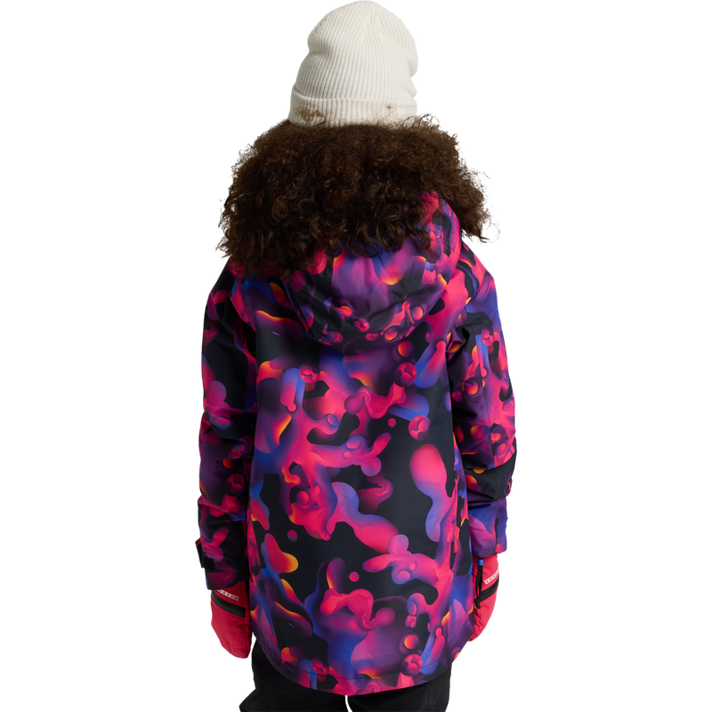 Youth Skimmer 2L Jacket, Burton Youth Skimmer 2L Jacket in EZV-Lava Lamp back