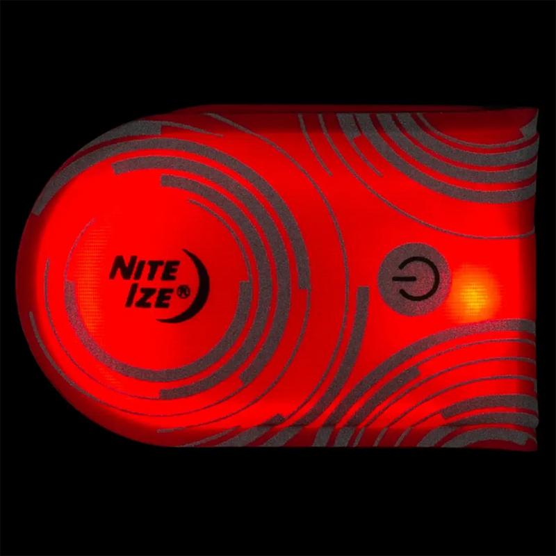 Rechargeable Magnetic LED Marker Red, Night Ize Rechargeable Magnetic LED Marker Red in the dark