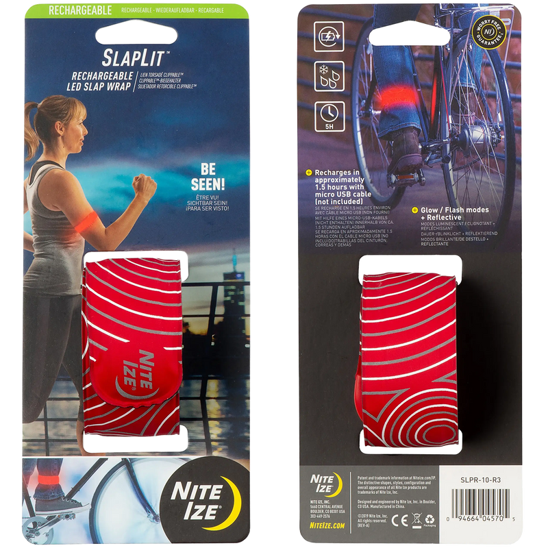 SlapLiT Rechargeable LED Slap Wrap - Red, Featured Image