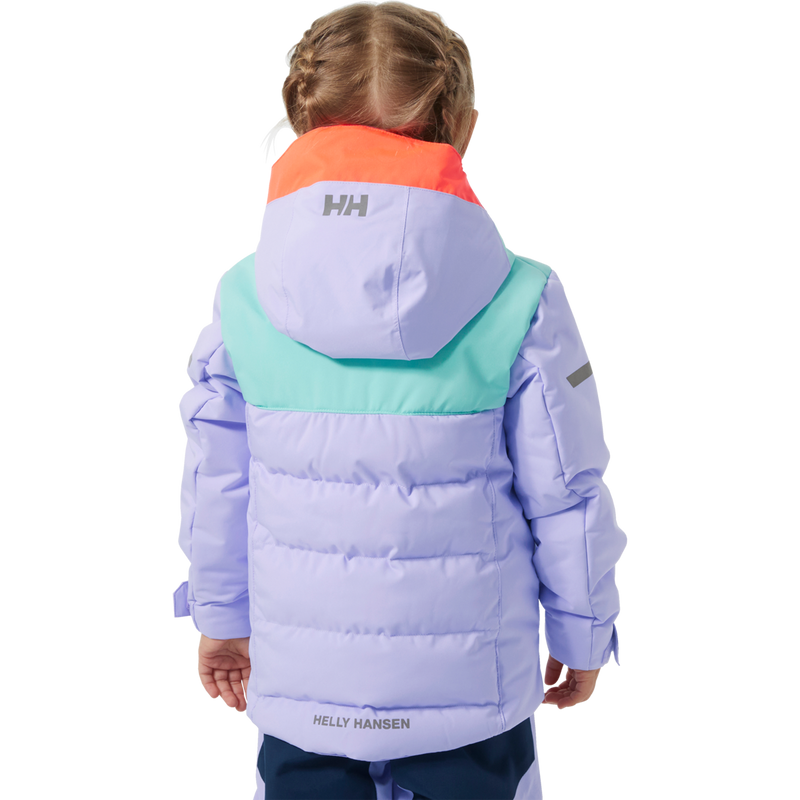 Youth Vertical Insulated Jacket, Helly Hansen Youth Vertical Insulated Ski Jacket back on model