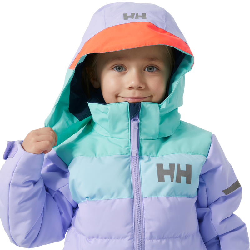 Youth Vertical Insulated Jacket, Helly Hansen Youth Vertical Insulated Ski Jacket hood