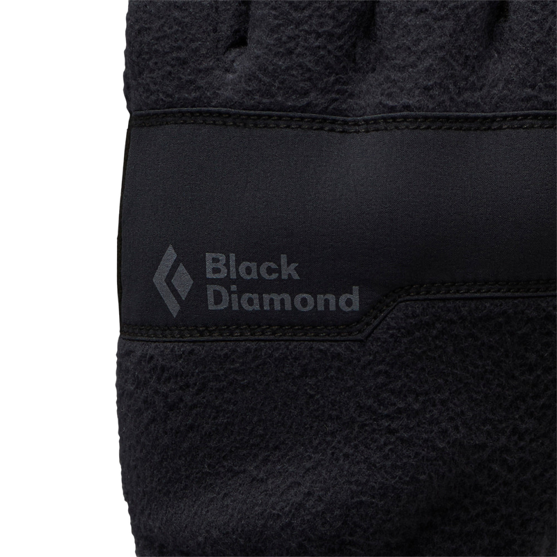 Everyday Fleece Gloves, Black Diamond Everyday Fleece Gloves in Black top branding