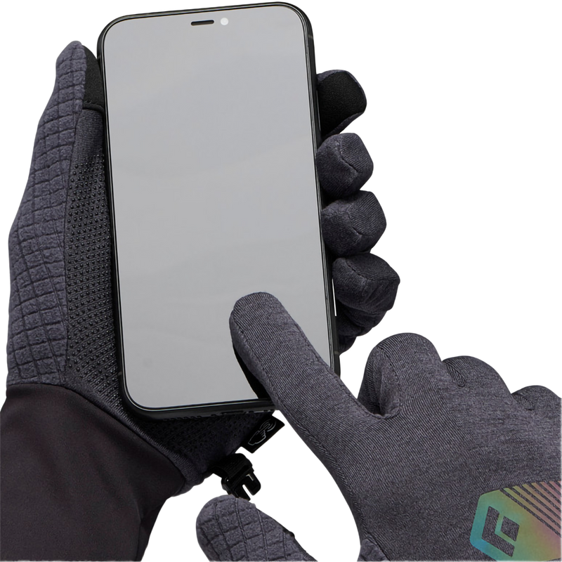 Deploy Gloves, Black Diamond Deploy Gloves in Carbon with phone