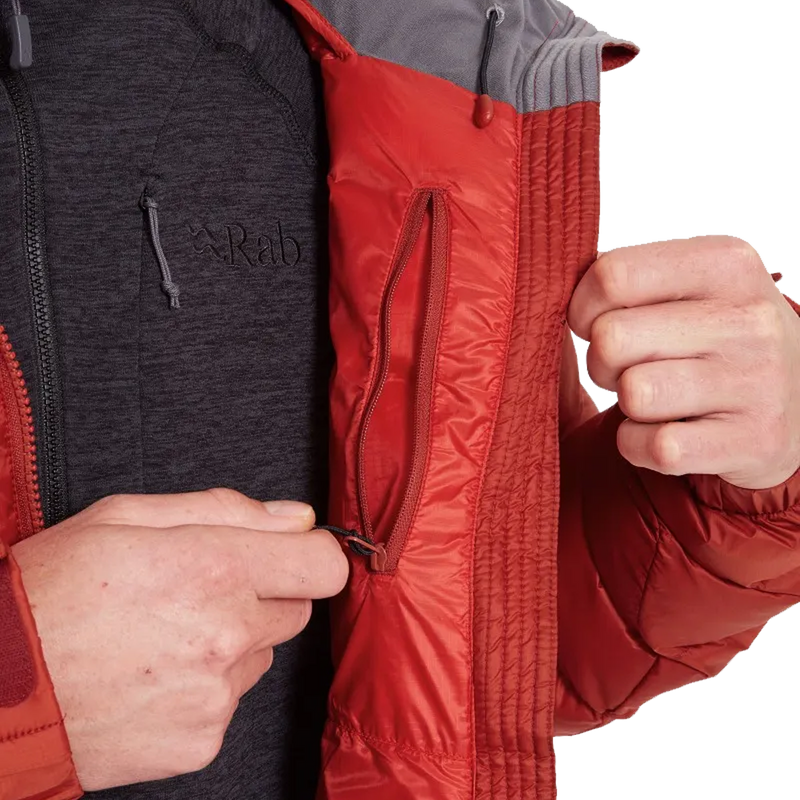 Men's Nebitron Pro Jacket, Rab Men's Nebula Pro Jacket stash pocket