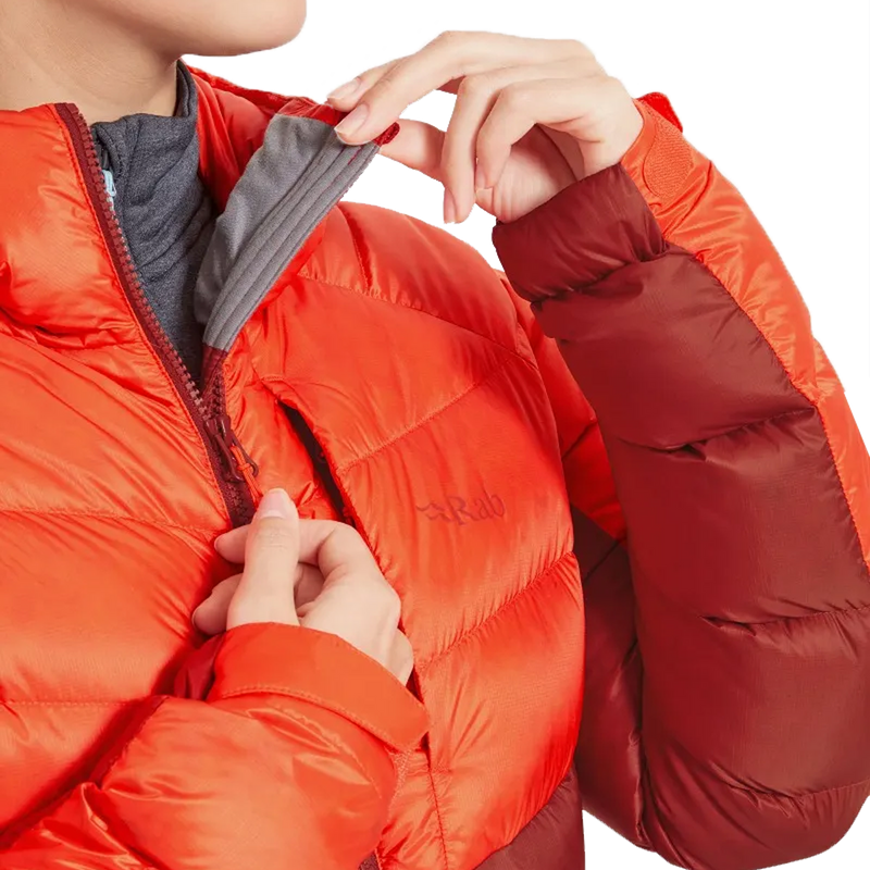 Women's Glaceon Pro Jacket, Rab Women's Glaceon Pro Jacket collar
