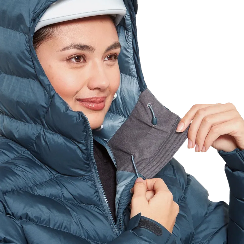 Women's Nebitron Pro Jacket, Rab Women's Nebula Pro Jacket collar