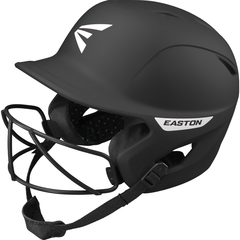 Ghost Matte Fastpitch Batting Helmet with Mask, Easton Sports Ghost Matte FP Batting Helmet w/ Mask with chin strap