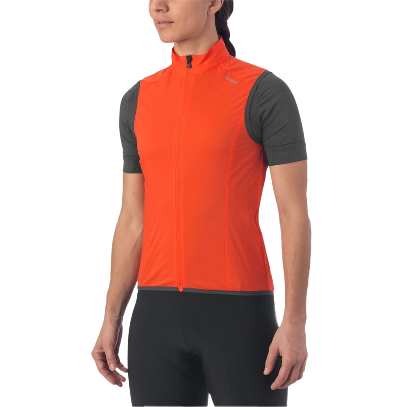 Women's Chrono Expert Wind Vest, Giro Women's Chrono EX Wind Vest in Vermillion front left