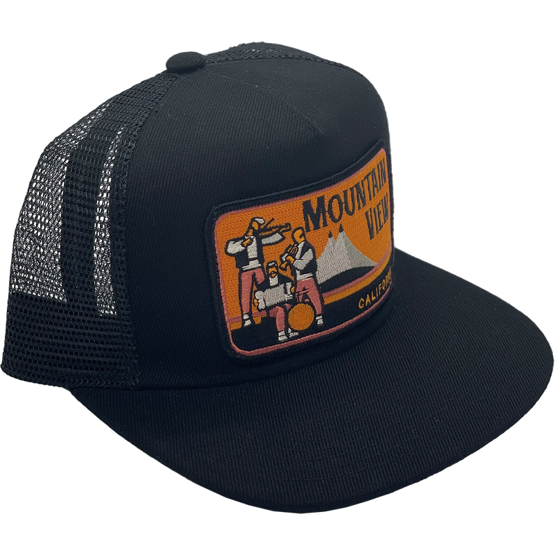 Mountain View Orange Trucker, Bart Bridge Mountain View Orange Trucker in Black front right