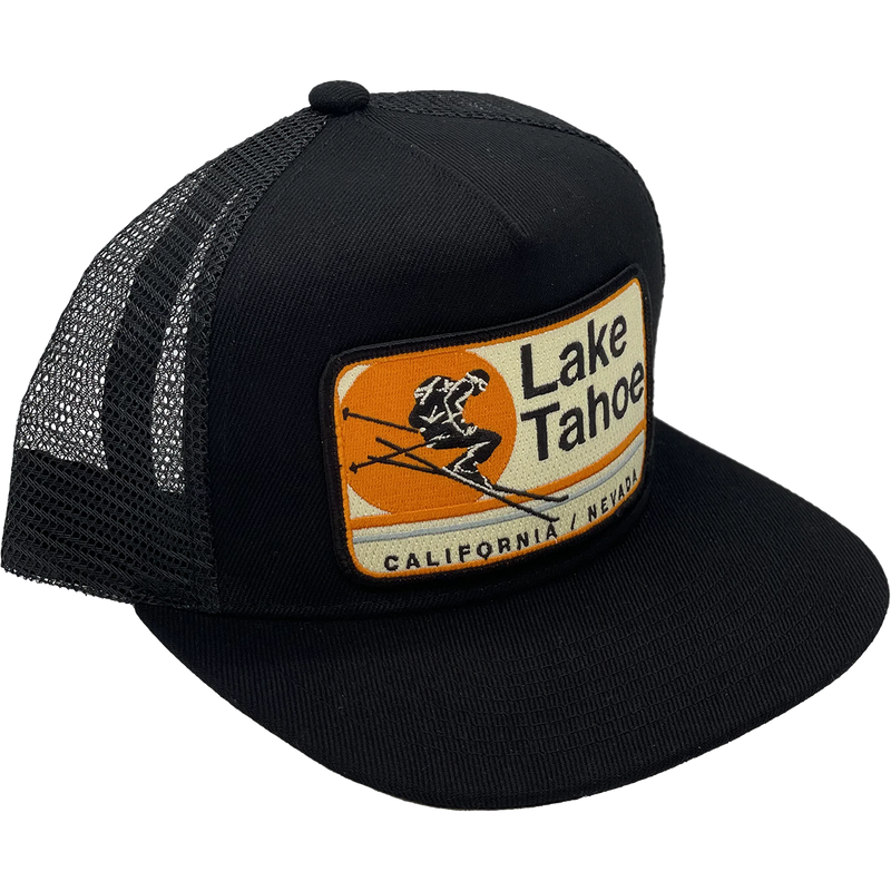 Lake Tahoe Ski Trucker, Bart Bridge Lake Tahoe Ski Trucker in Black front right