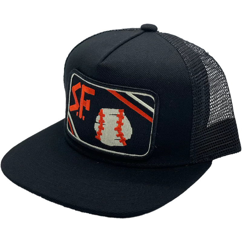 SF Baseball Trucker, Bart Bridge SF Baseball Trucker in Black front left