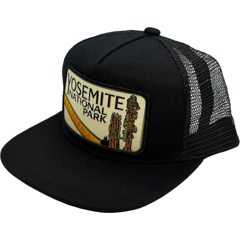 Yosemite NP Trucker, Bart Bridge Yosemite NP Trucker in Black front left