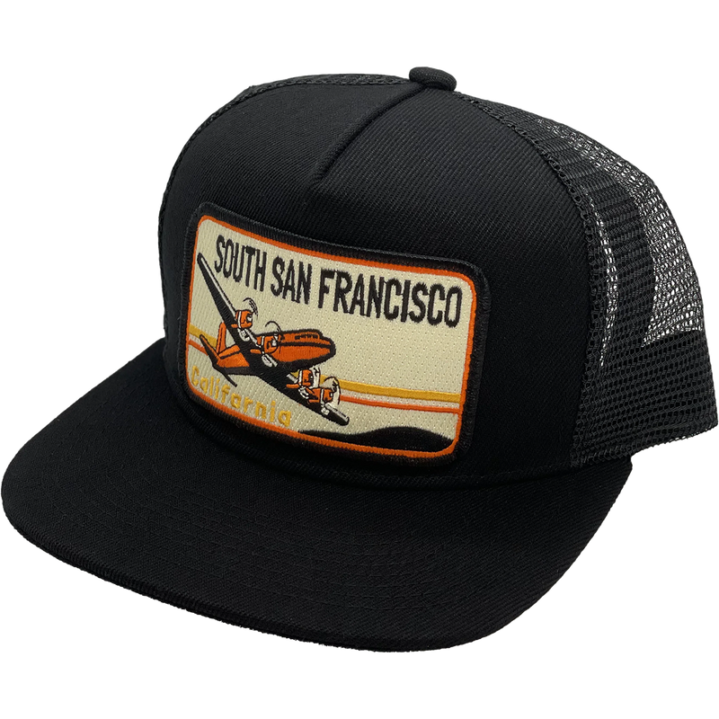 South San Francisco Trucker, Bart Bridge South San Francisco Trucker in Black front left