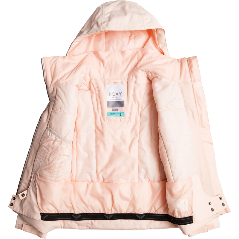 Youth Meade Girl Insulated Jacket, Roxy Youth Meade Girl Insulated Jacket interior