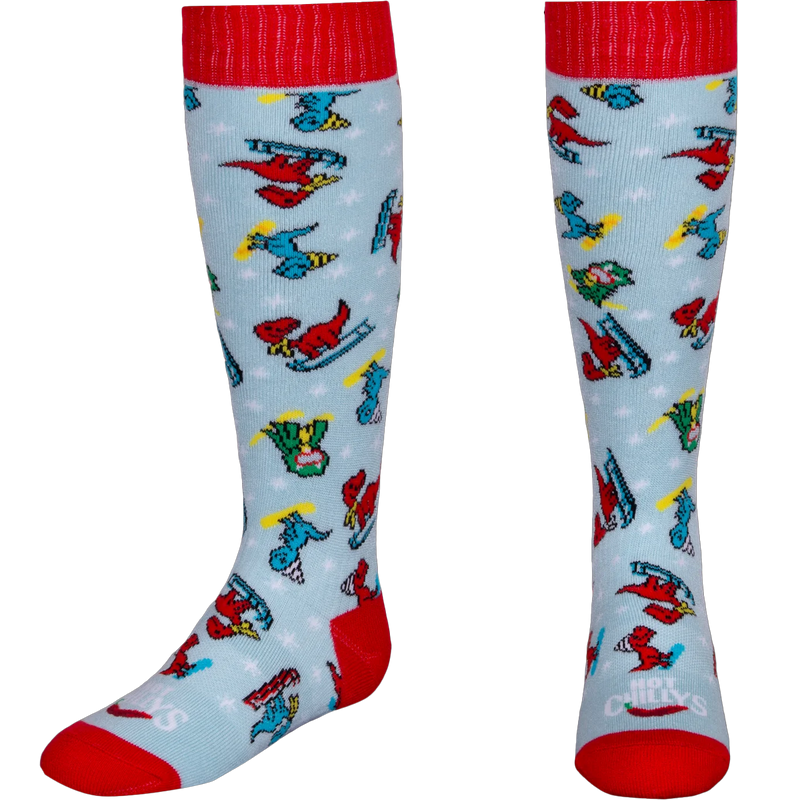 Youth Dinos Mid Volume Sock, Featured Image