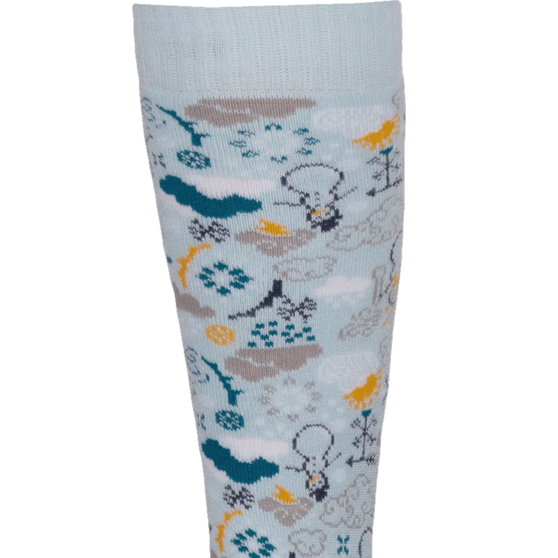 Youth Science of Weather Mid Volume Sock, Hot Chillys Youth Science of Weather Mid Volume Sock cuff