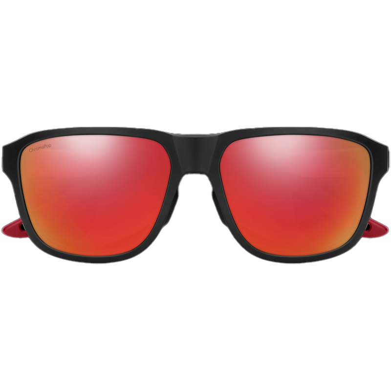 Embark, Smith Embark in Matte Black Horizon Red front