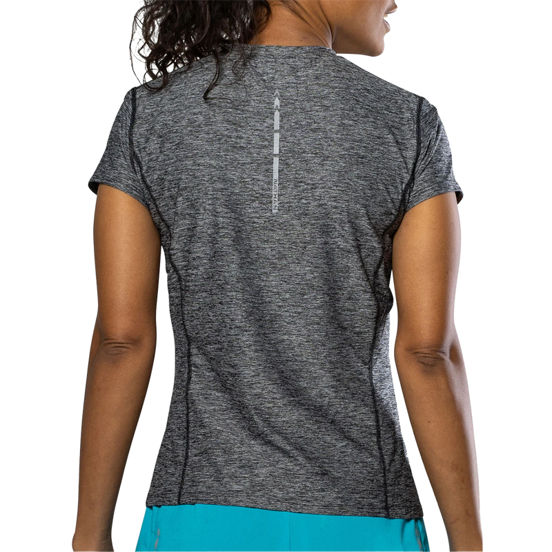 Women's Qualifier Tee, Nathan Women's Qualifier Tee in Black Heather back