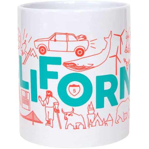 California Mug alternate view