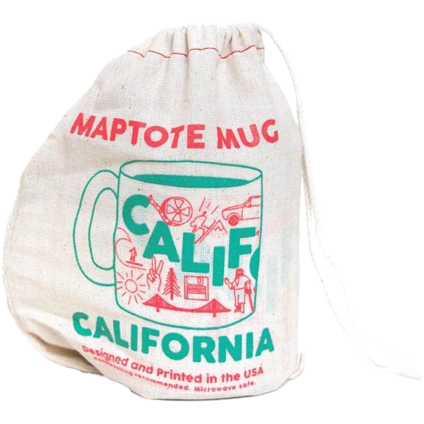 California Mug, Maptote California Mug muslin bag