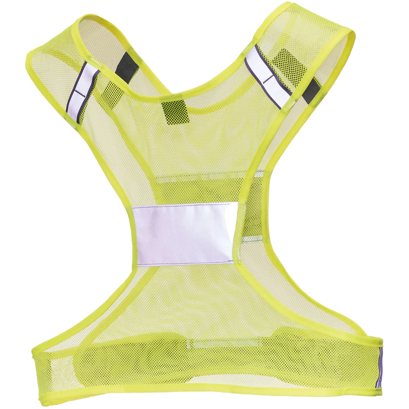 Streak Reflective Vest, Nathan Streak Reflective Vest Safety Yellow back