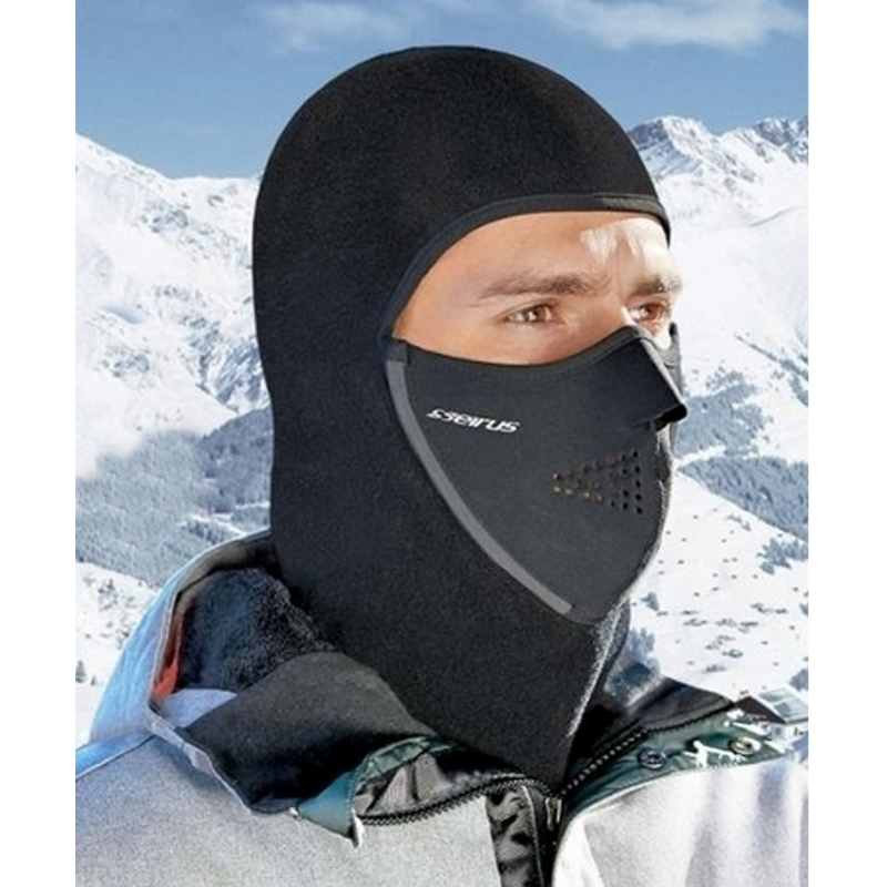 Magnemask Thick-N-Thin Clava, Seirus Magnemask Thick-N-Thin Clava face mask up