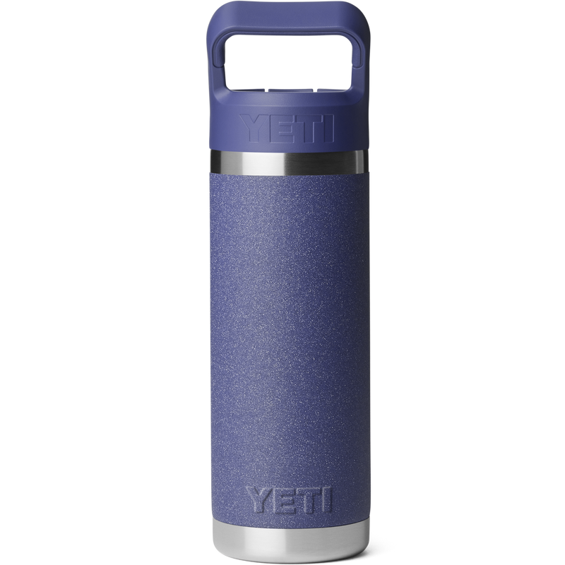 Rambler 18 oz Bottle with Color Matching Straw Cap, Yeti Rambler 18 oz Bottle with Color Matching Straw Cap Back