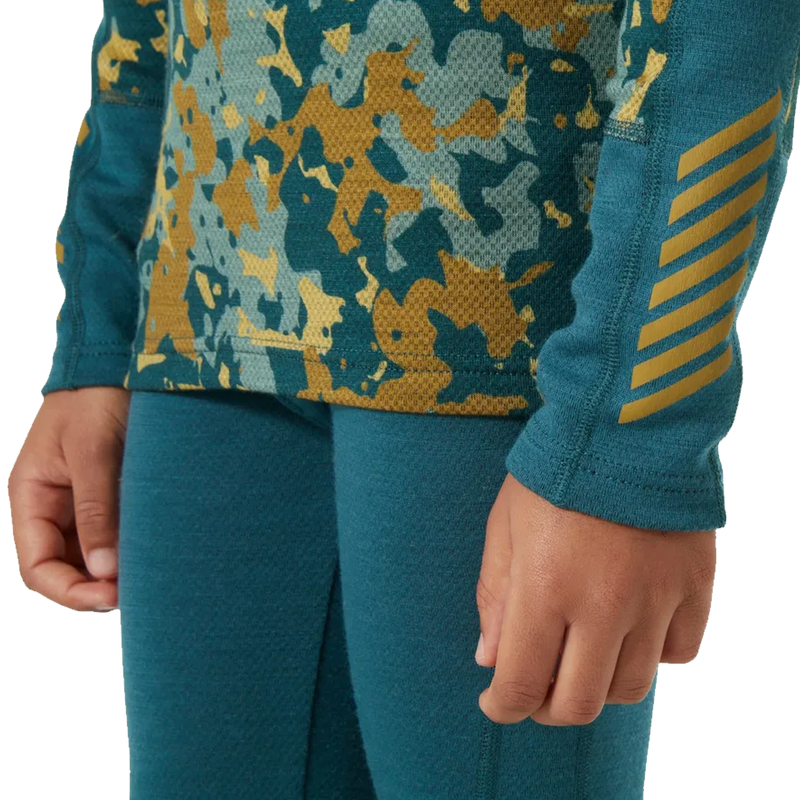 Youth Jr Graphic LIFA Merino Base Layer Set, Helly Hansen Youth Jr Graphic LIFA Merino Base Layer Set cuff