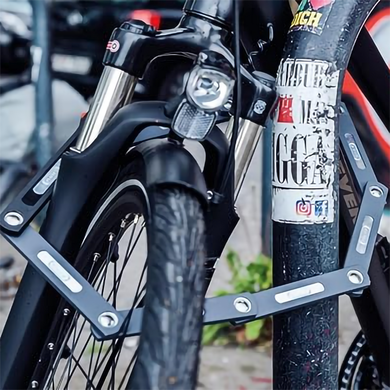 Abus Bordo Big Folding Lock 100cm, HLC Abus Bordo Big Folding Lock 100cm on bike