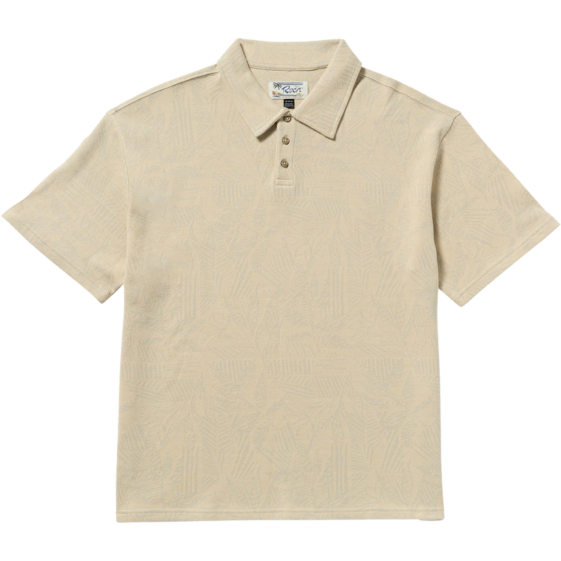Men's Leaf Lines Polo Short Sleeve, Featured Image
