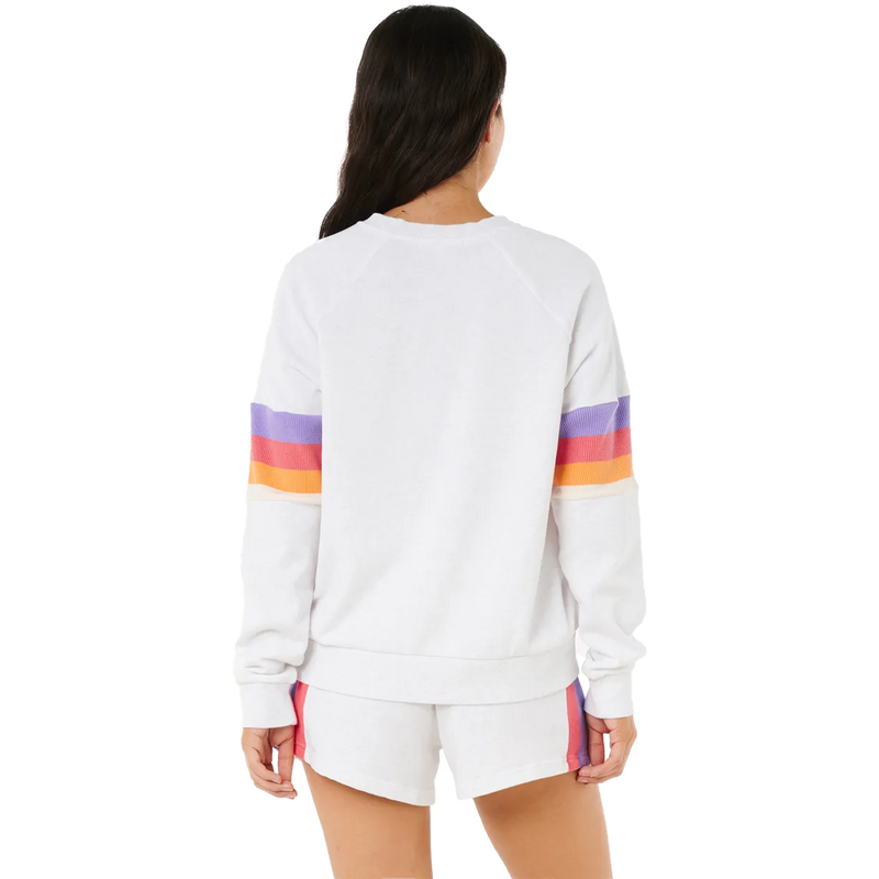 Women's Las Dalias Raglan Crew, Rip Curl Women's Las Dalias Raglan Crew Back