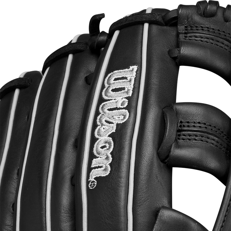A1000 1750 Outfield - 12.5" Dual Post Web, Wilson A1000® 1750 12.5” Outfield Baseball Glove stitching