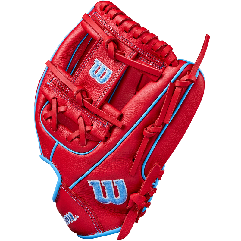 Youth A500 AP - 11.5" H-Web, Wilson A500 AP - 11.5" H-Web 2025 in Red Cool Blue White thumb
