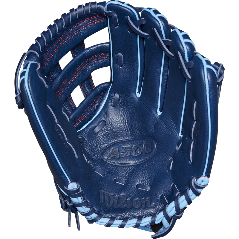 Youth A500 12" Dual Post Web Left Hand Throw, Wilson A500 12" Dual Post Web Left Hand Throw palm