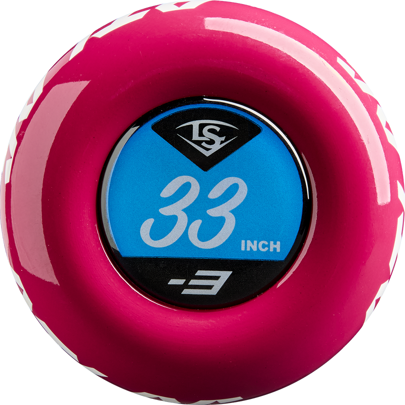 Atlas -3 BBCOR 2 5/8", Louisville Slugger Atlas -3 BBCOR 2 5/8" 2025 in Black Teal Pink top