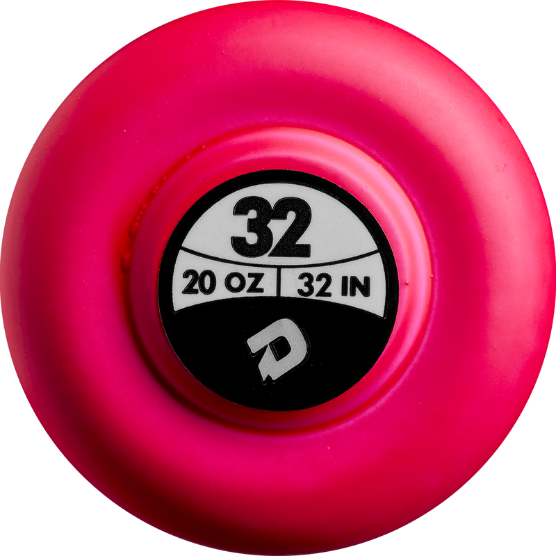 Uprising -10 Fastpitch 2 1/4", DeMarini Uprising -10 Fastpitch 2 1/4" 2025 in Pink handle bottom