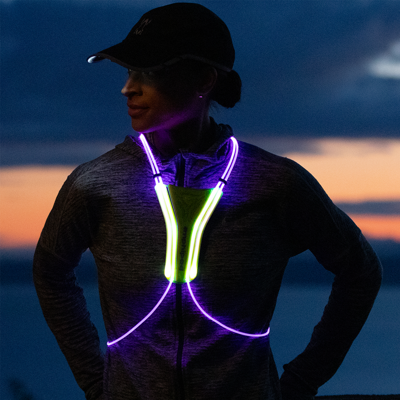Xinglet Optic Beam Max Rechargeable Vest, Amphipod Xinglet Optic Beam Max™ Vest purple glow