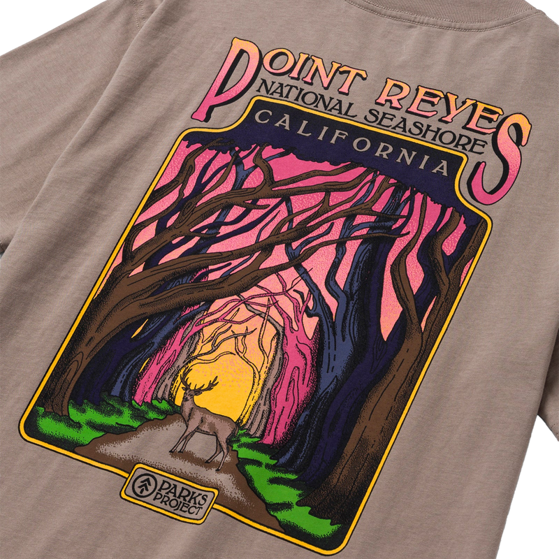 Point Reyes Cypress Portal Tee, Parks Project Point Reyes Cypress Portal Tee Back Logo