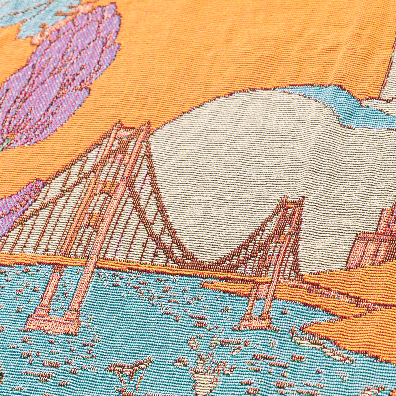 San Francisco Woven Blanket, Parks Project San Francisco Woven Blanket bridge detail
