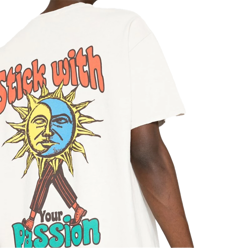 Stick With Passion Tee, BDG Stick With Passion Tee in Ecru back