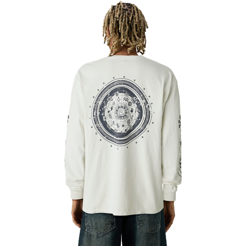 Men's Nature Drawing Long Sleeve, BDG Nature Drawing LS back