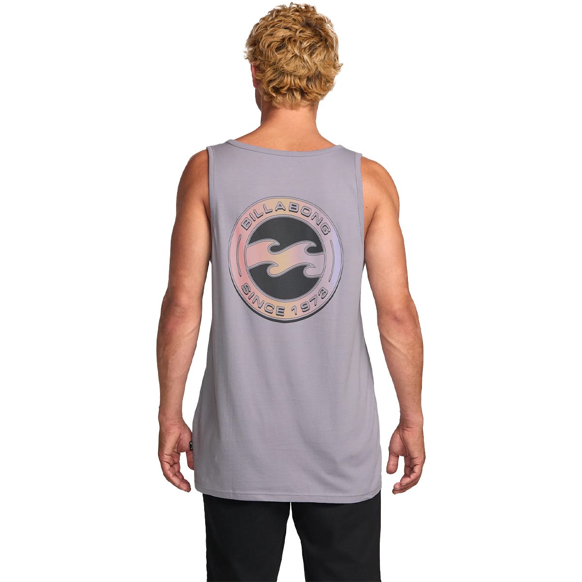 Billabong Men's Hallow Premium Tank in Light Purple alternate view