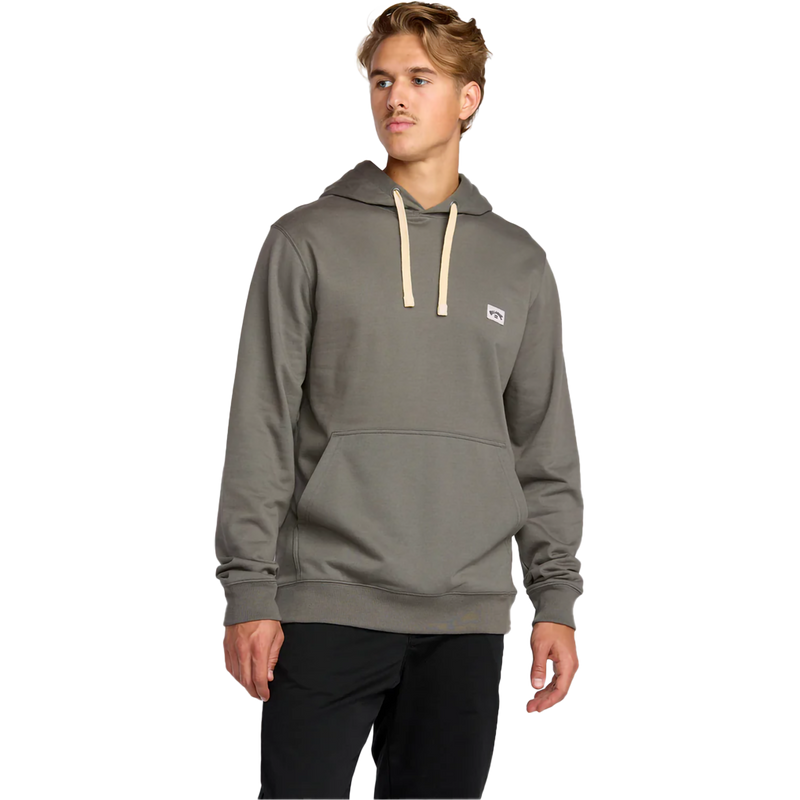 Men's All Day Pullover Hoody, Billabong Men's All Day Pullover Hoody in PEW Pewter front