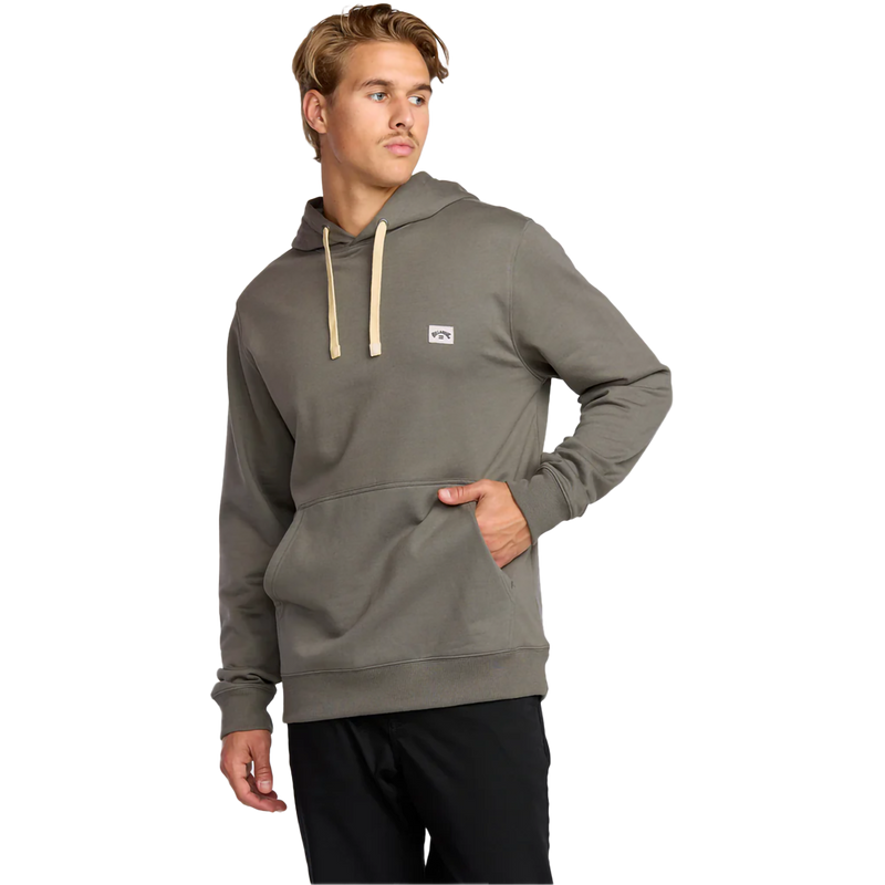 Men's All Day Pullover Hoody, Billabong Men's All Day Pullover Hoody in PEW Pewter