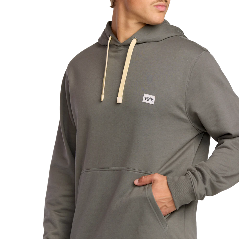 Men's All Day Pullover Hoody, Billabong Men's All Day Pullover Hoody in PEW Pewter front