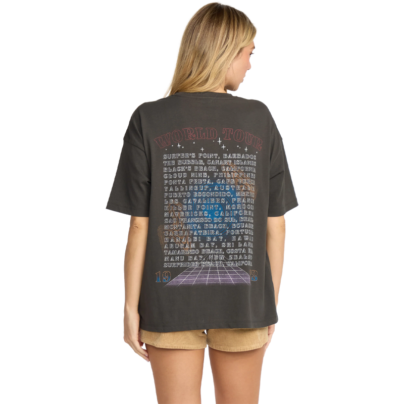 Women's Focus Tour Short Sleeve Tee, Billabong Women's Focus Tour Short Sleeve Tee Back