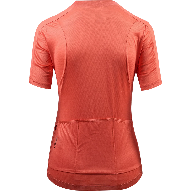 Women's Foundation Jersey, Velocio Women's Foundation Jersey in Coral back