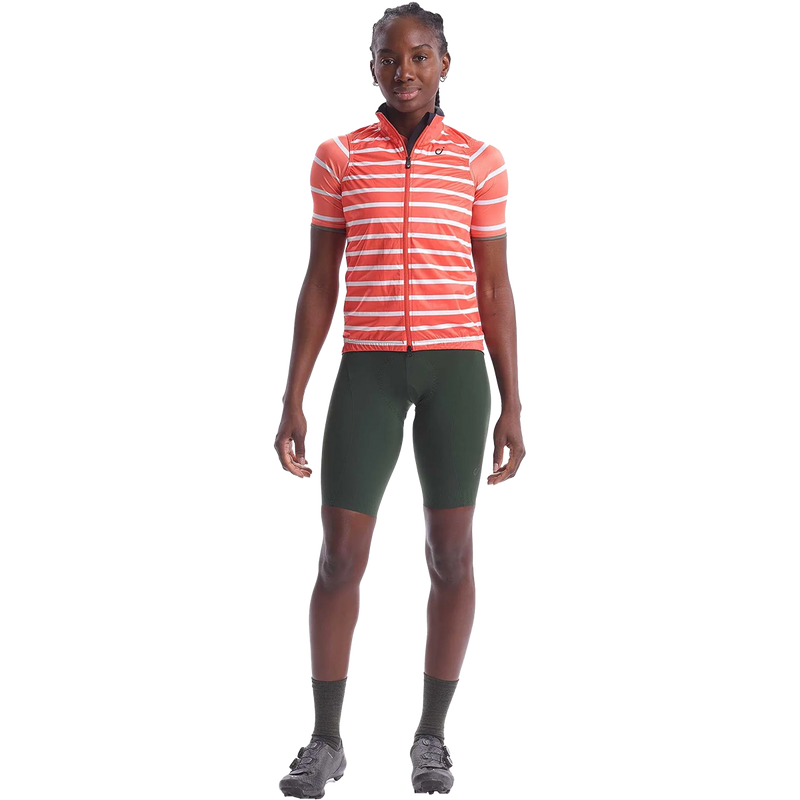 Women's Breton SE Wind Vest, Velocio Women's Breton SE Wind Vest in Coral front
