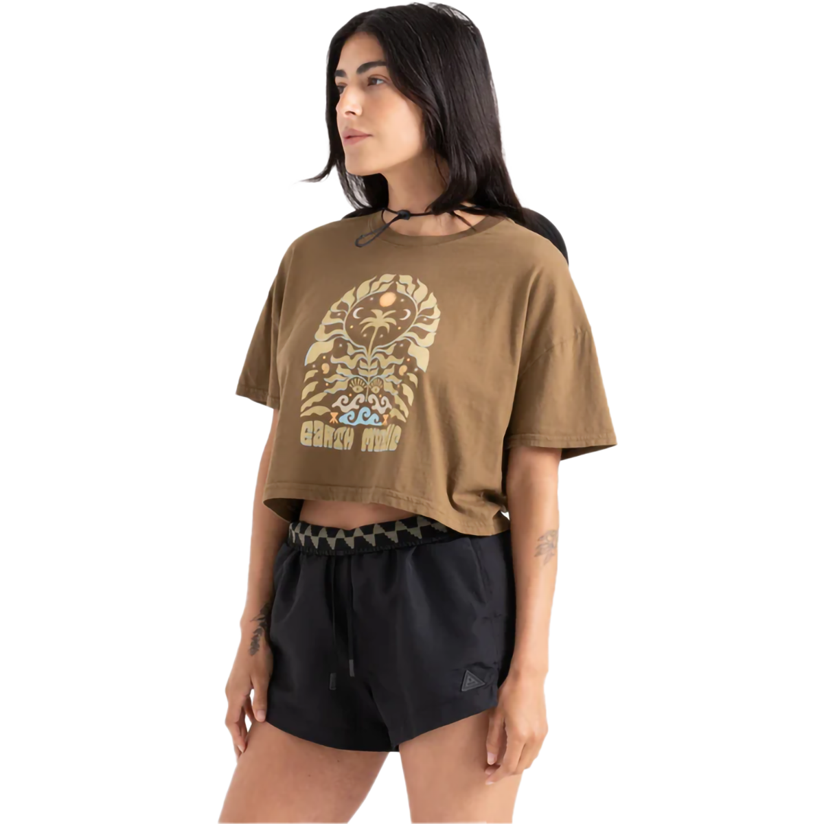 Women's Earth Mystic Boxy Crop alternate view